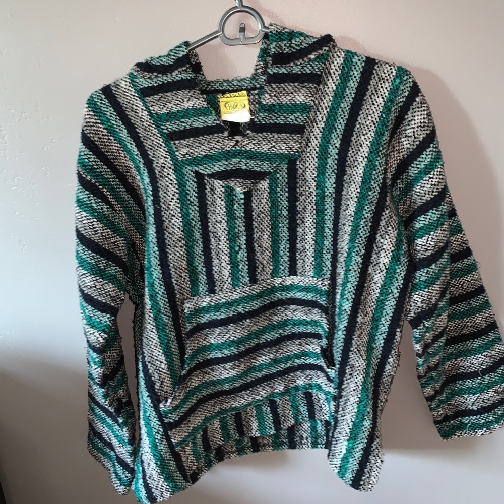 Woven hoodie